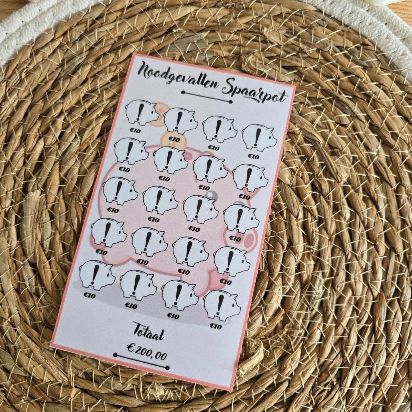 Noodgevallen spaarpotten