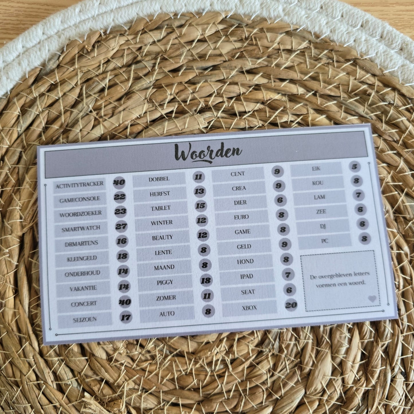 Woordzoeker Challenge