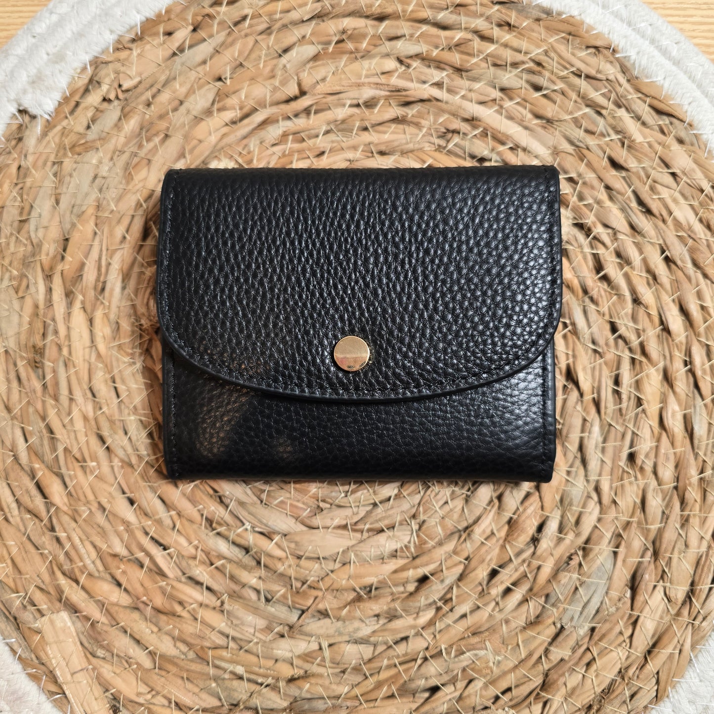 Travel portemonnee leer