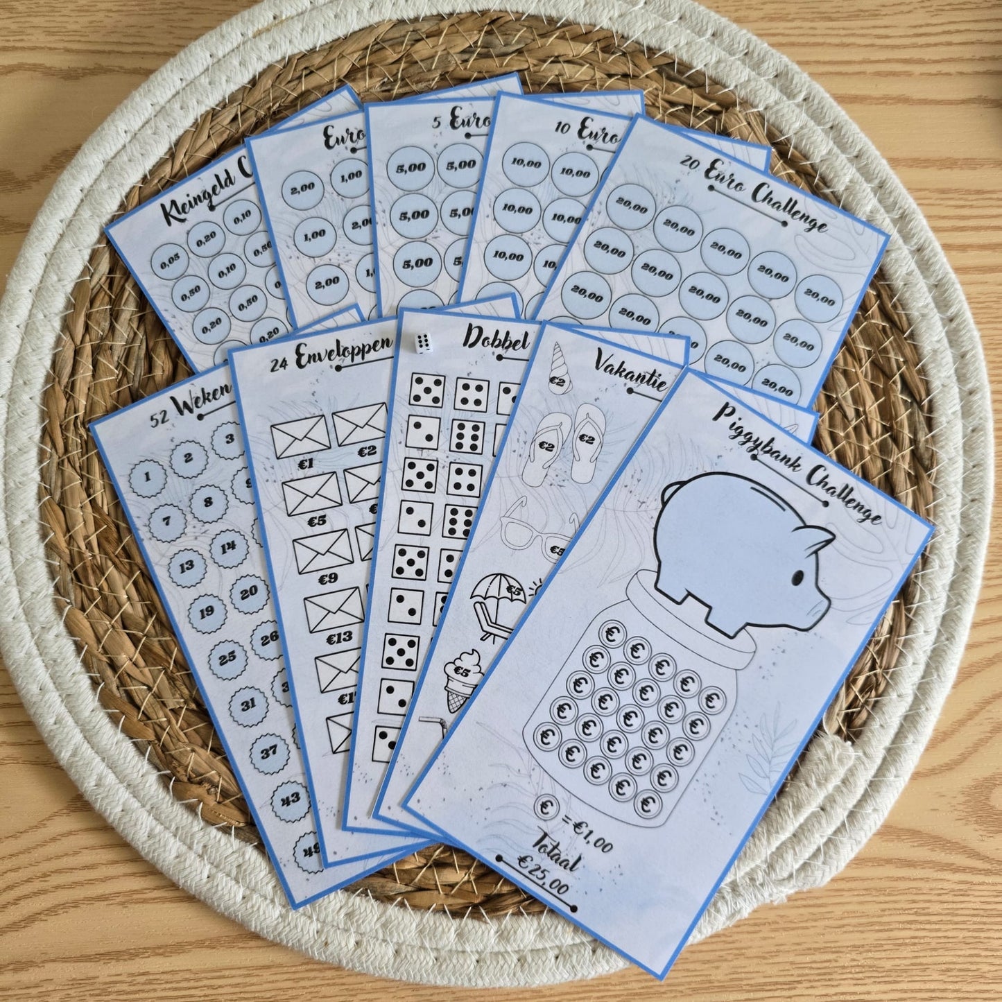 Starterset challenges standaard 160grams papier