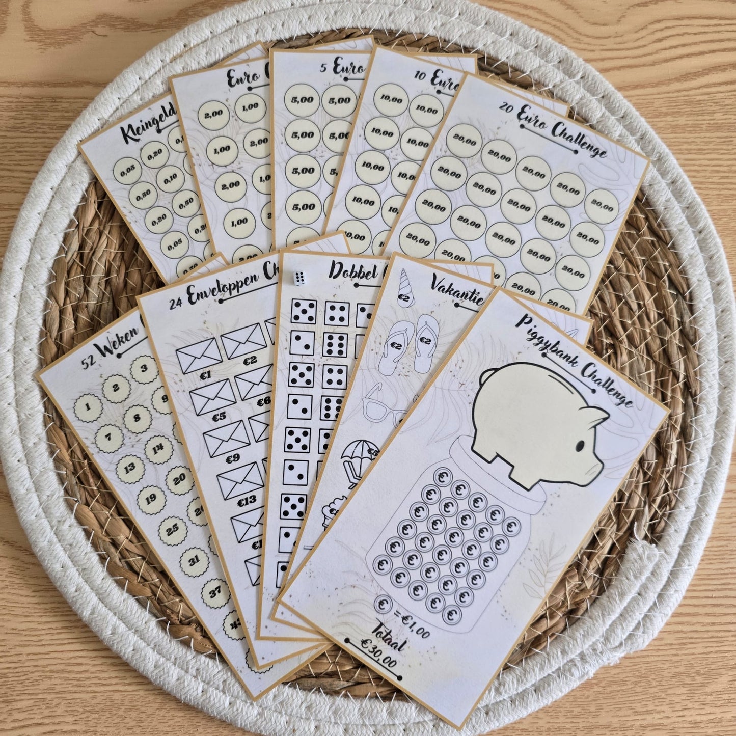 Starterset challenges standaard 160grams papier