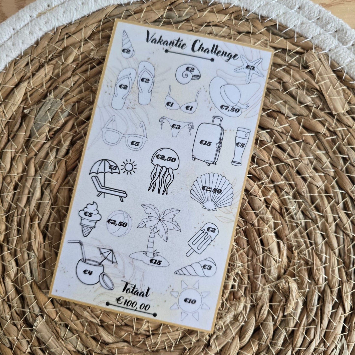 Starterset challenges standaard 160grams papier