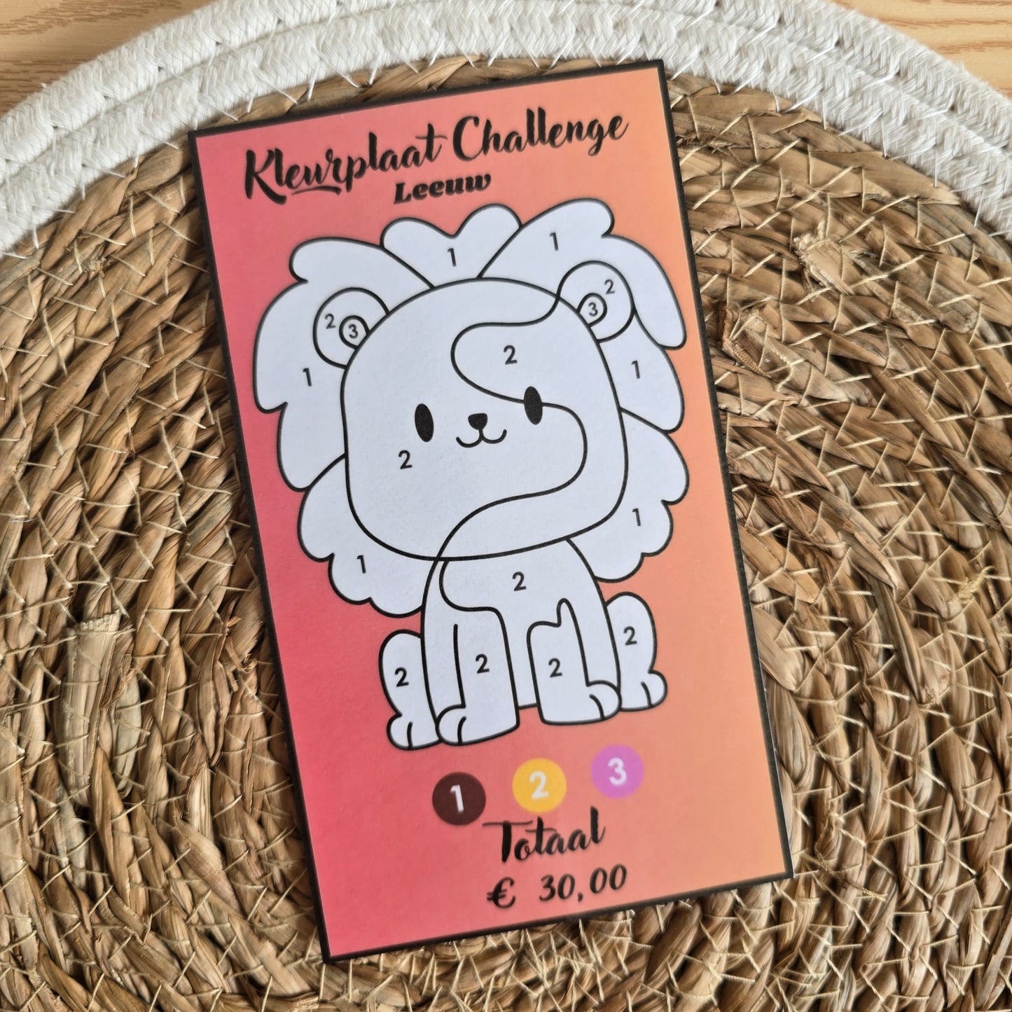 Kleurplaat Challenges