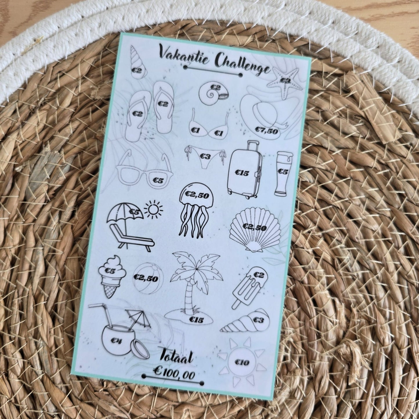 Starterset challenges standaard 160grams papier