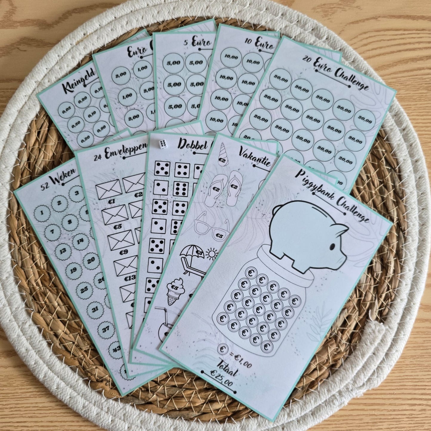 Starterset challenges standaard 160grams papier