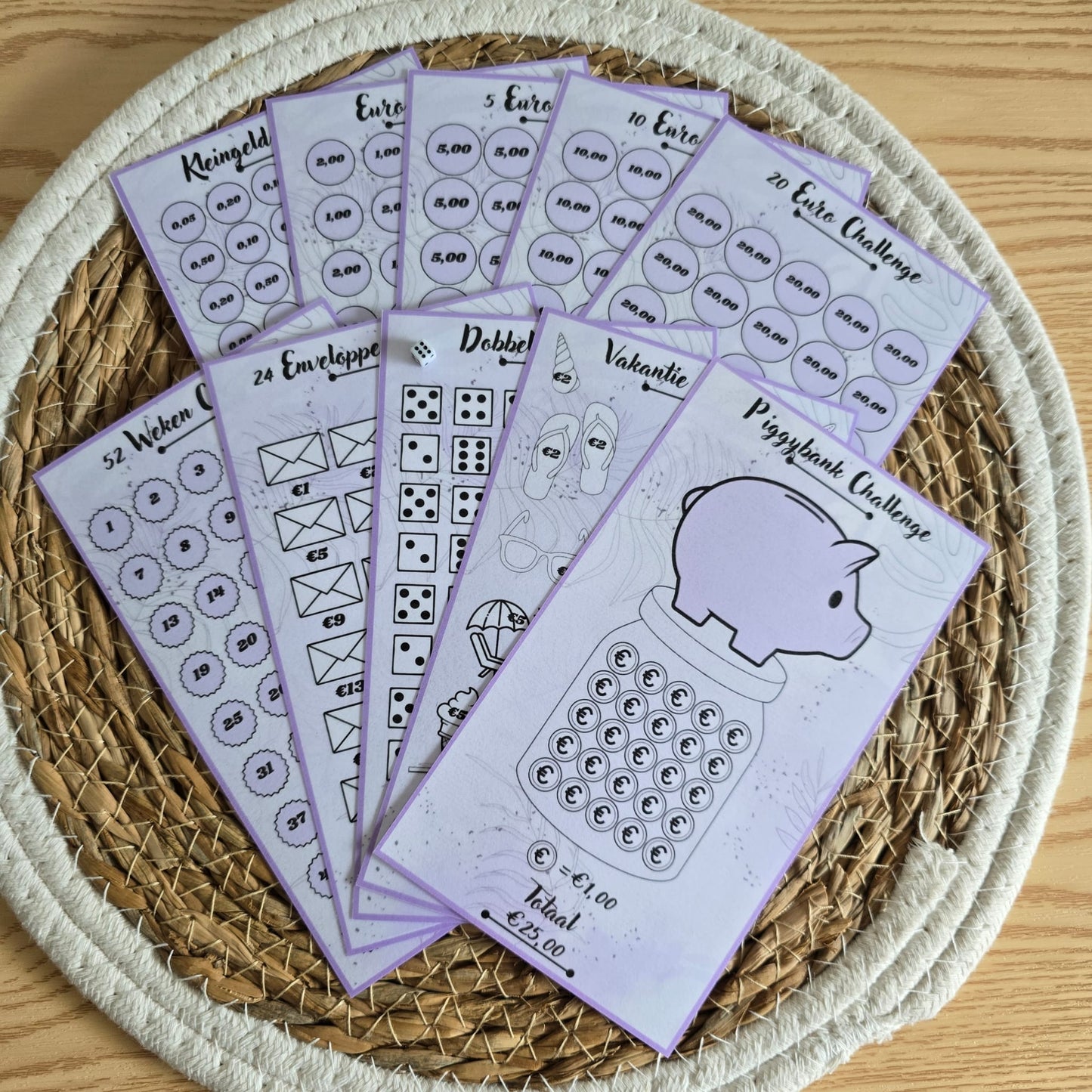 Starterset challenges standaard 160grams papier