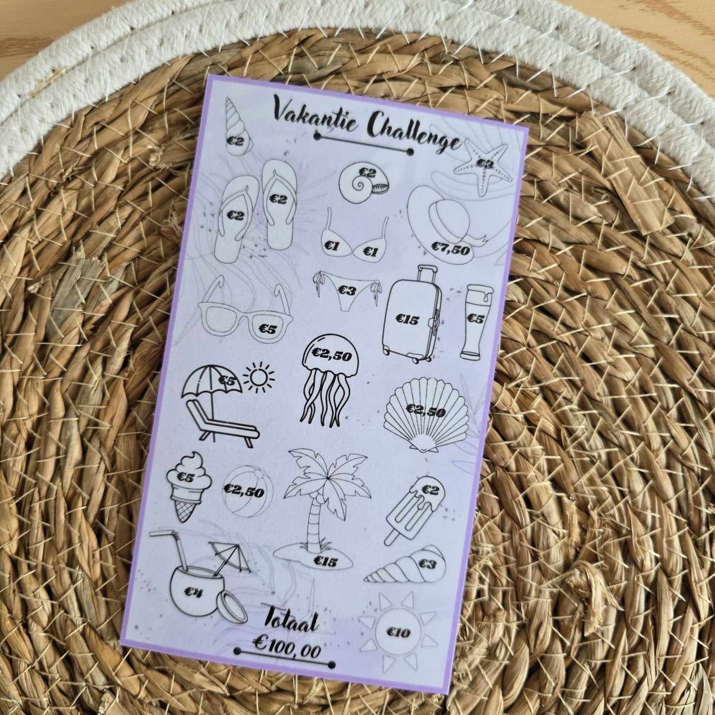 Starterset challenges standaard 160grams papier