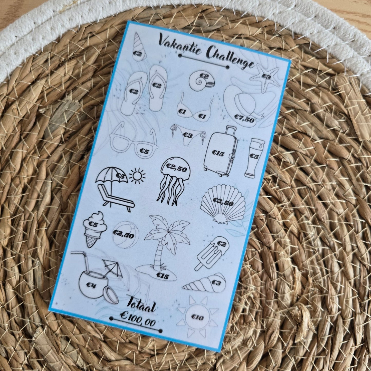 Starterset challenges standaard 160grams papier