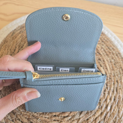 Travel portemonnee leer