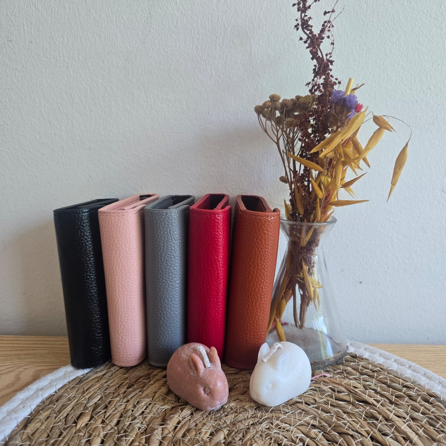 Travel portemonnee vegan leer